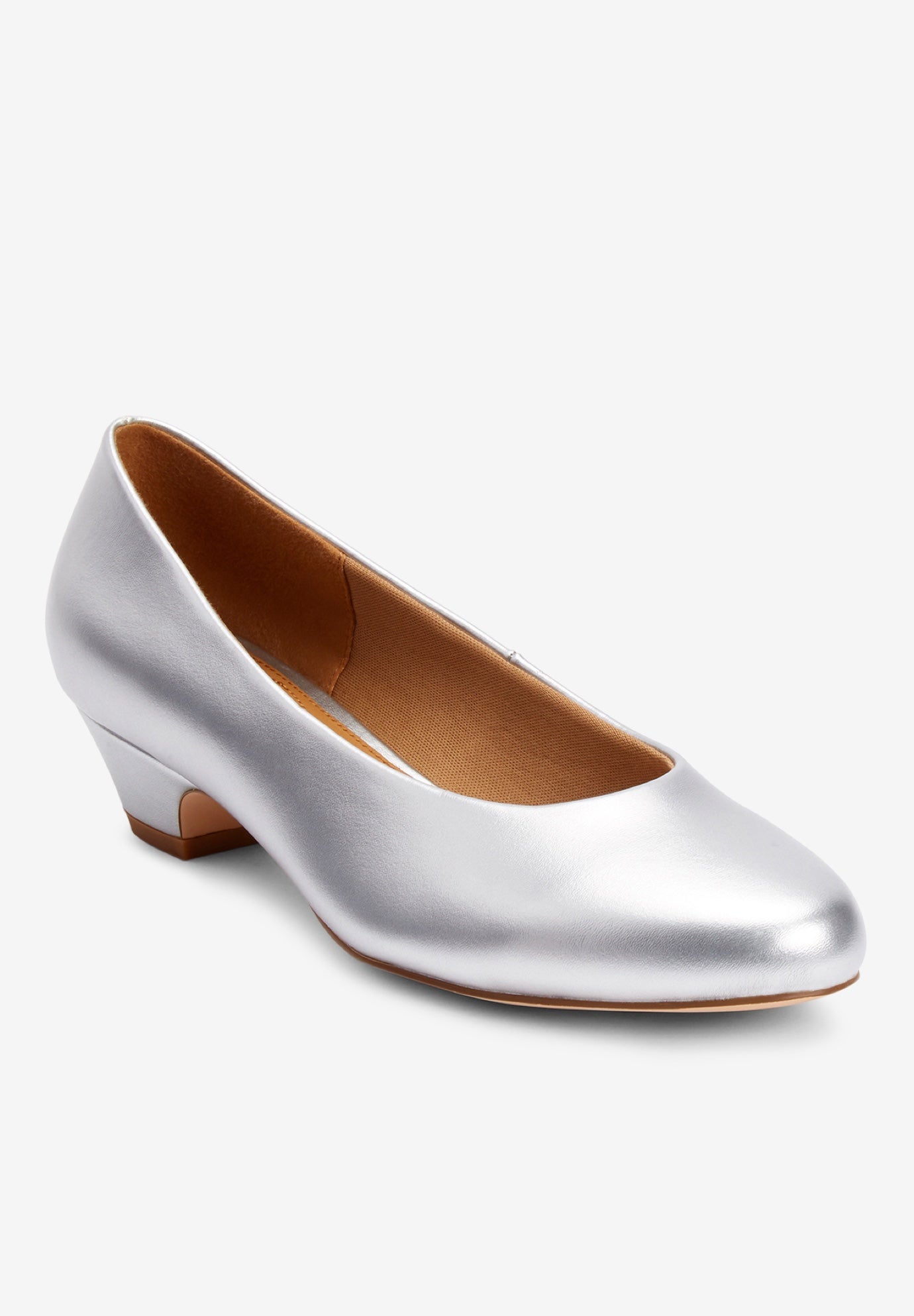 The Vida Leather-Like Slip On Pump image number 0