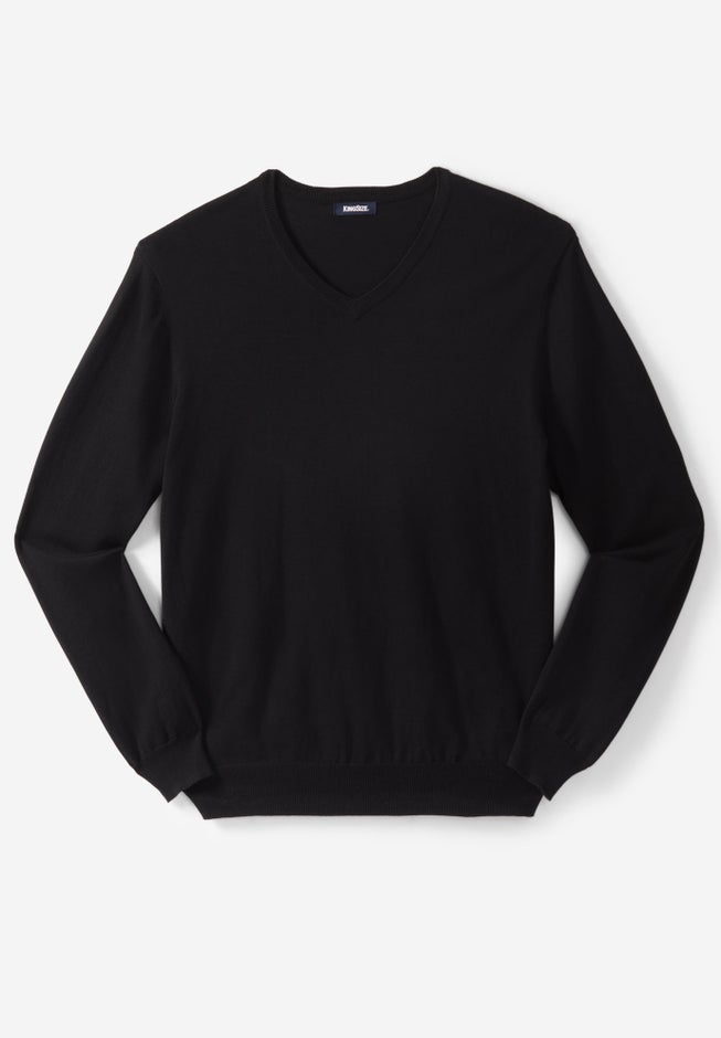 Pima V-Neck Sweater image number null