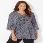 Affinity Chain Pleated Blouse image number null