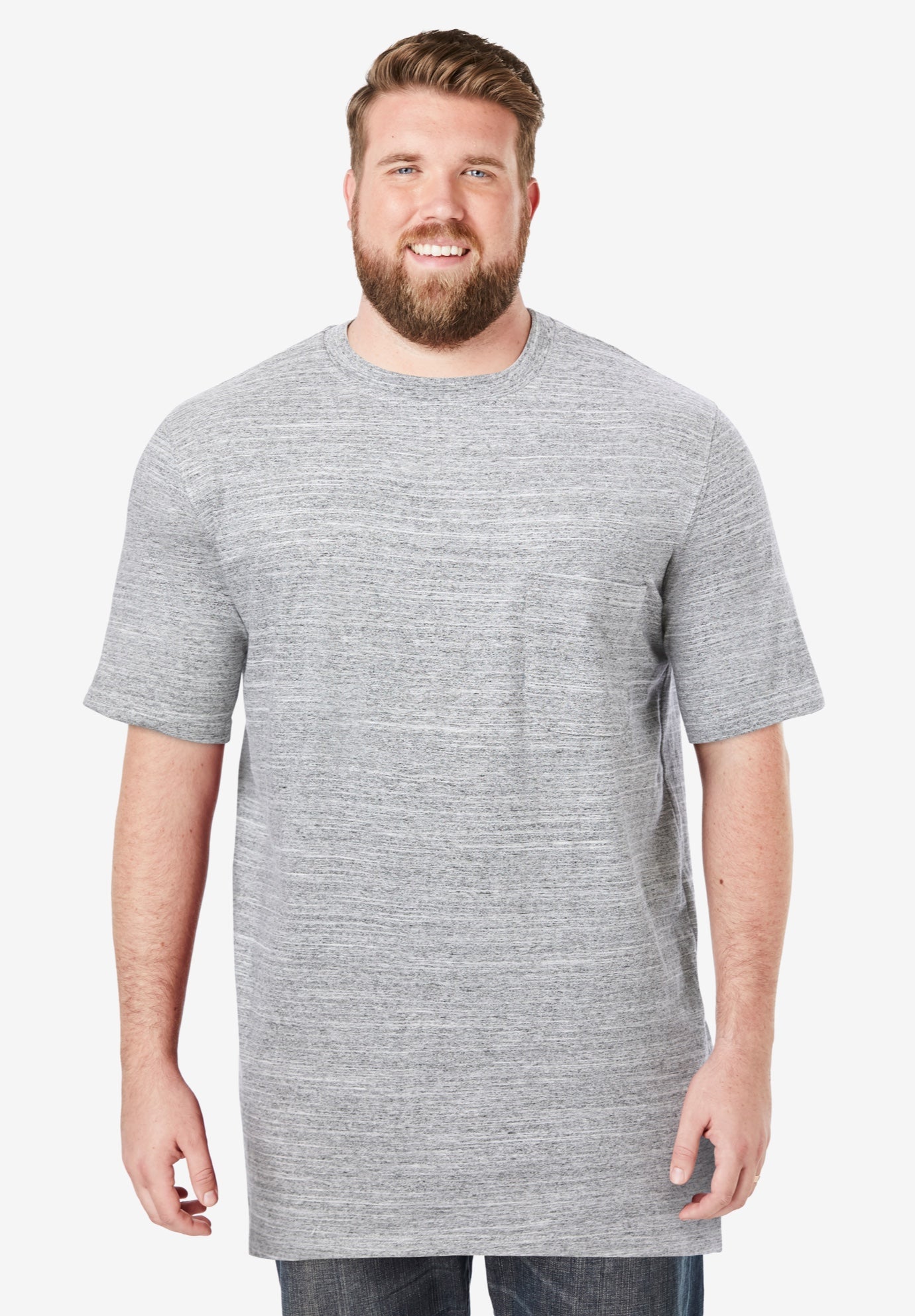 Heavyweight Longer-Length Pocket Crewneck T-Shirt image number 0