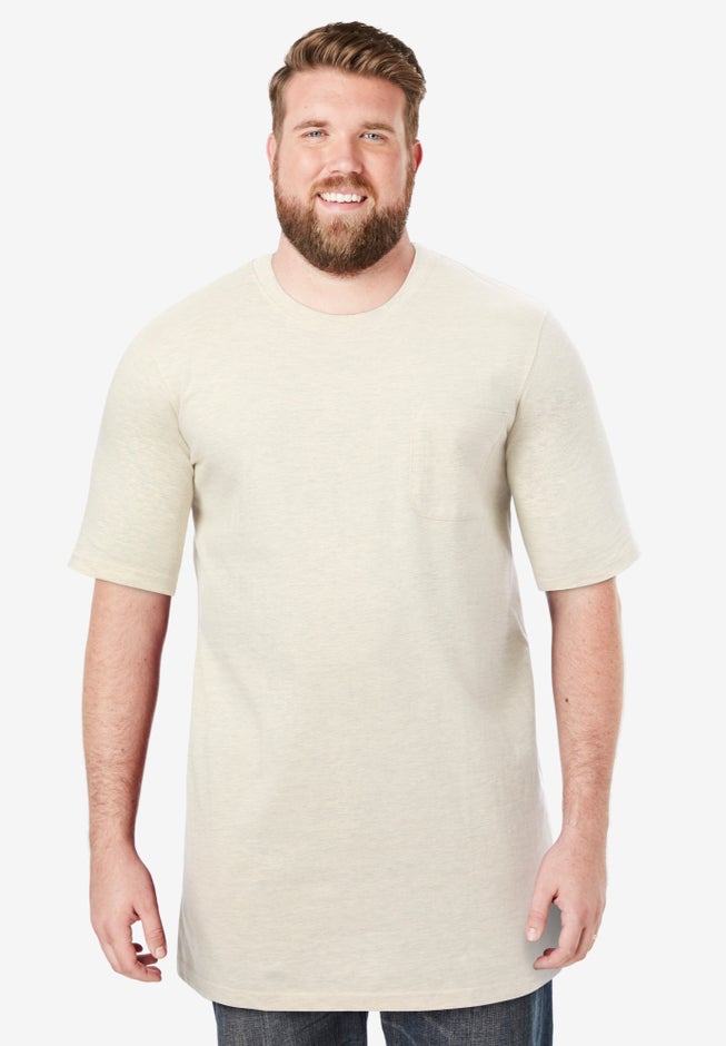 Heavyweight Longer-Length Pocket Crewneck T-Shirt image number 0