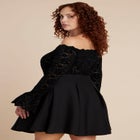 Off The Shoulder Lace Top image number null