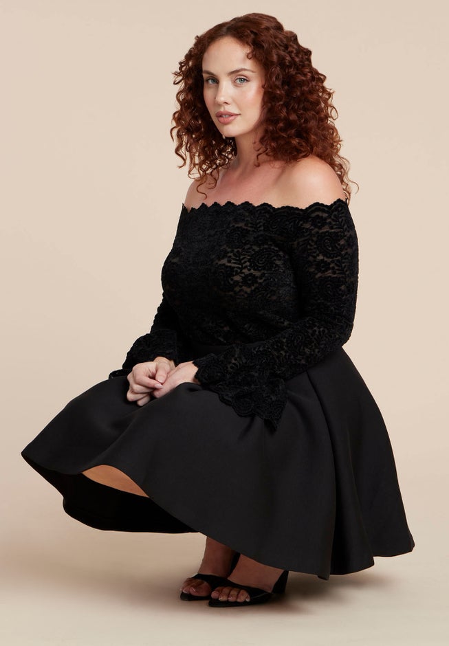 Off The Shoulder Lace Top image number 5