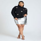 Oversized Grommet Sweater image number null