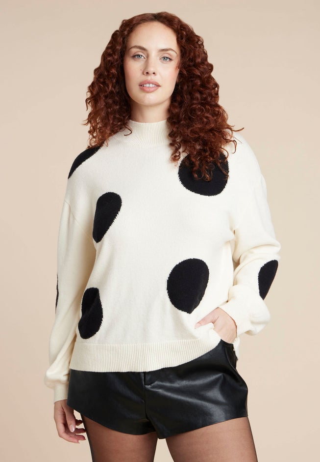 Polka Dot Sweater image number 1