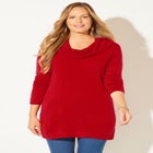 Cashmiracle&trade; Cowlneck Sweater image number 0
