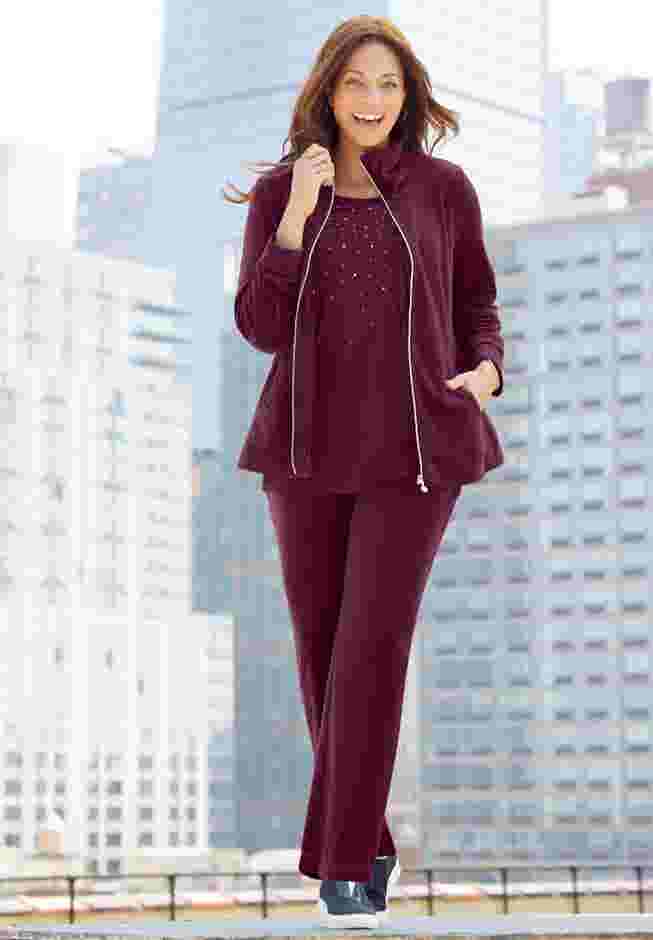Cozy Velour Jacket image number 1