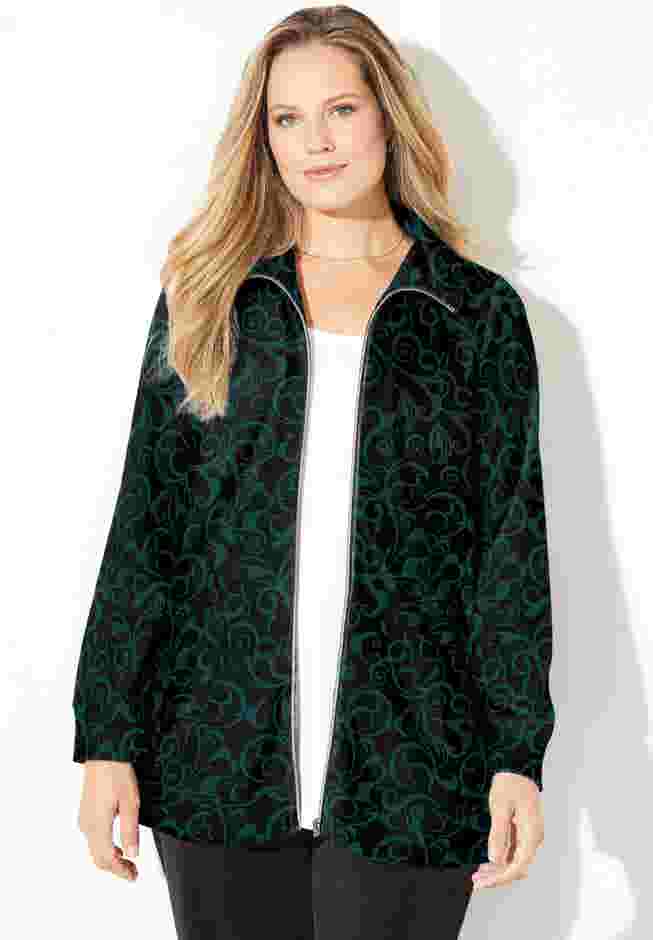 Cozy Velour Jacket image number 0
