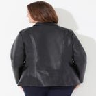 Faux Leather Moto Jacket image number null