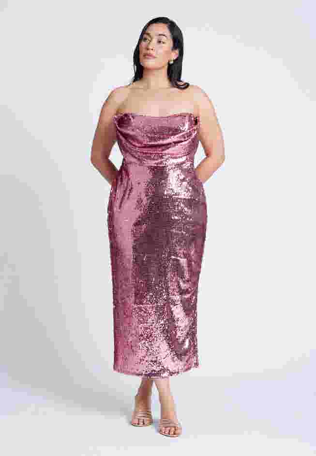 Corset Bodice Sequin Dress image number 1