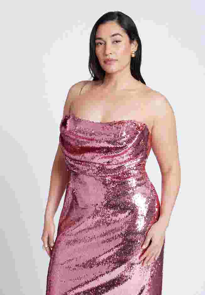 Corset Bodice Sequin Dress image number 3