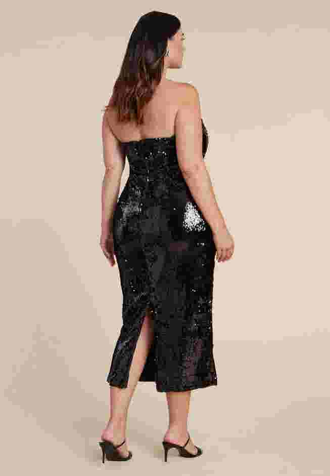 Corset Bodice Sequin Dress image number 1