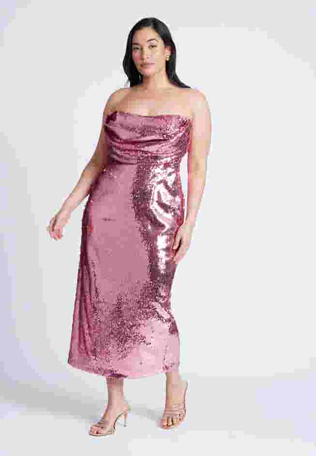 Corset Bodice Sequin Dress image number 0