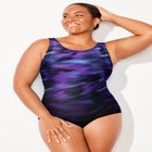Chlorine Resistant High Neck One Piece Swimsuit image number null