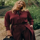 Pointed Collar Button Up Shirt image number null