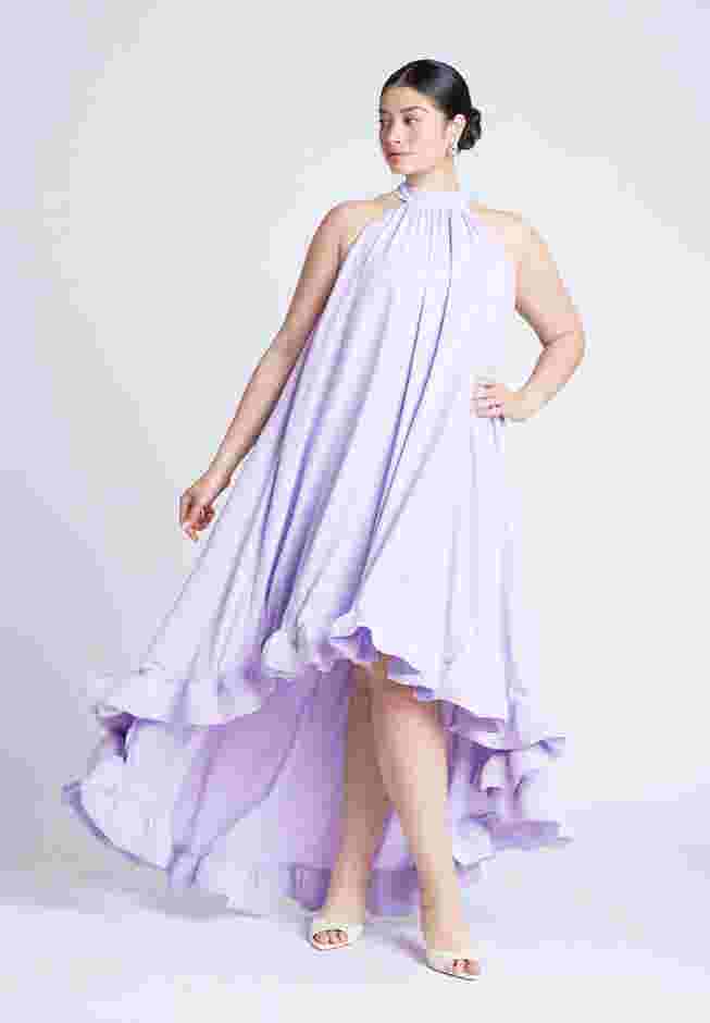  High Low Dramatic Ruffle Detail Dress image number 1