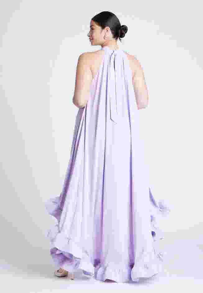  High Low Dramatic Ruffle Detail Dress image number 2