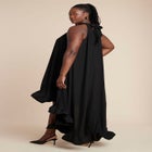  High Low Dramatic Ruffle Detail Dress image number null