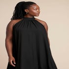  High Low Dramatic Ruffle Detail Dress image number null