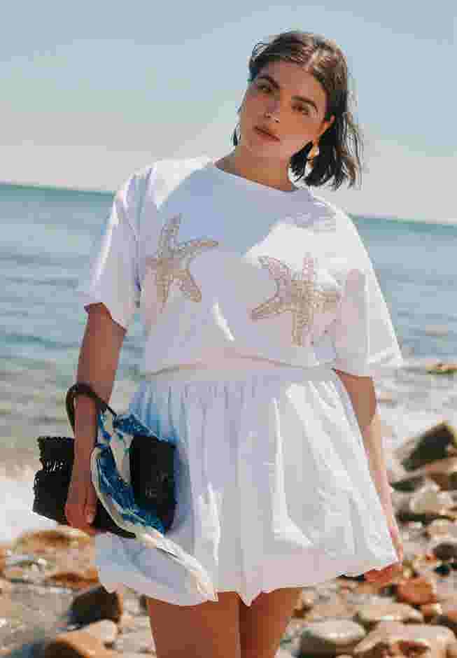 Embroidered Starfish Tee image number 0