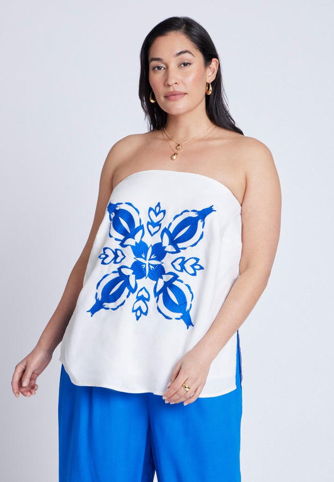 Embroidered Column Top image number null