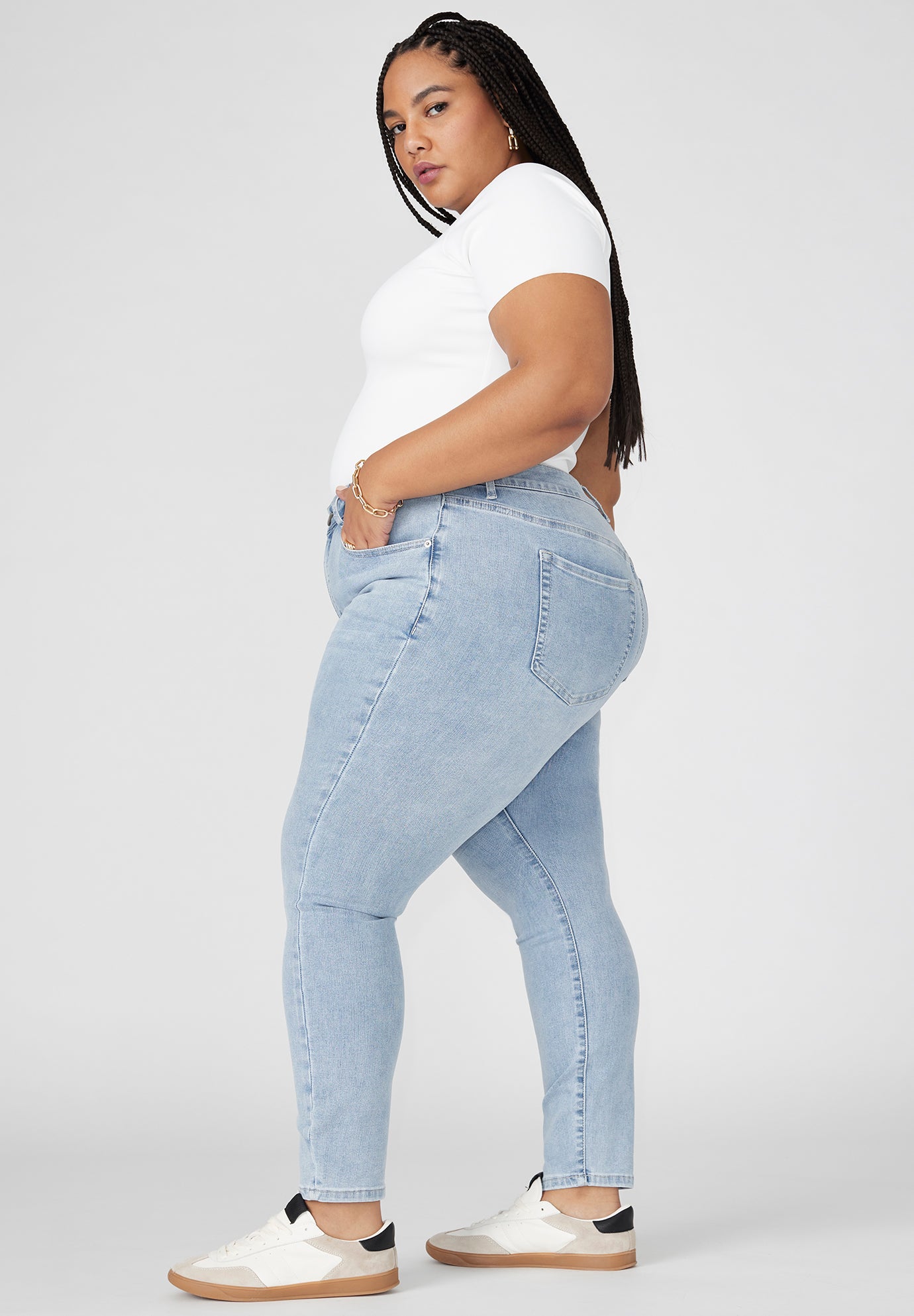 The Morgan Super Stretch Skinny Leg Jean image number 1