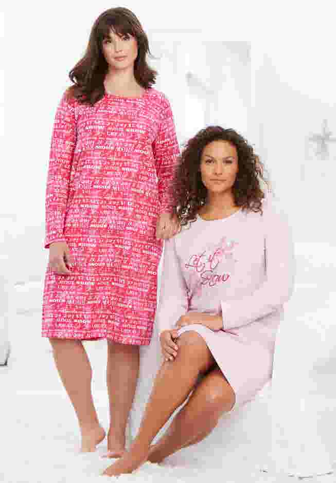 2-Pack Long-Sleeve Sleepshirt image number 6