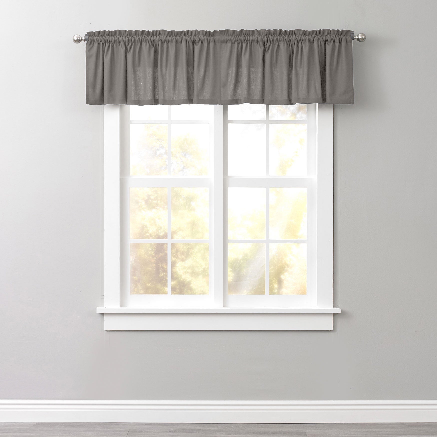 Poly Cotton Canvas Rod-Pocket Valance image number 0