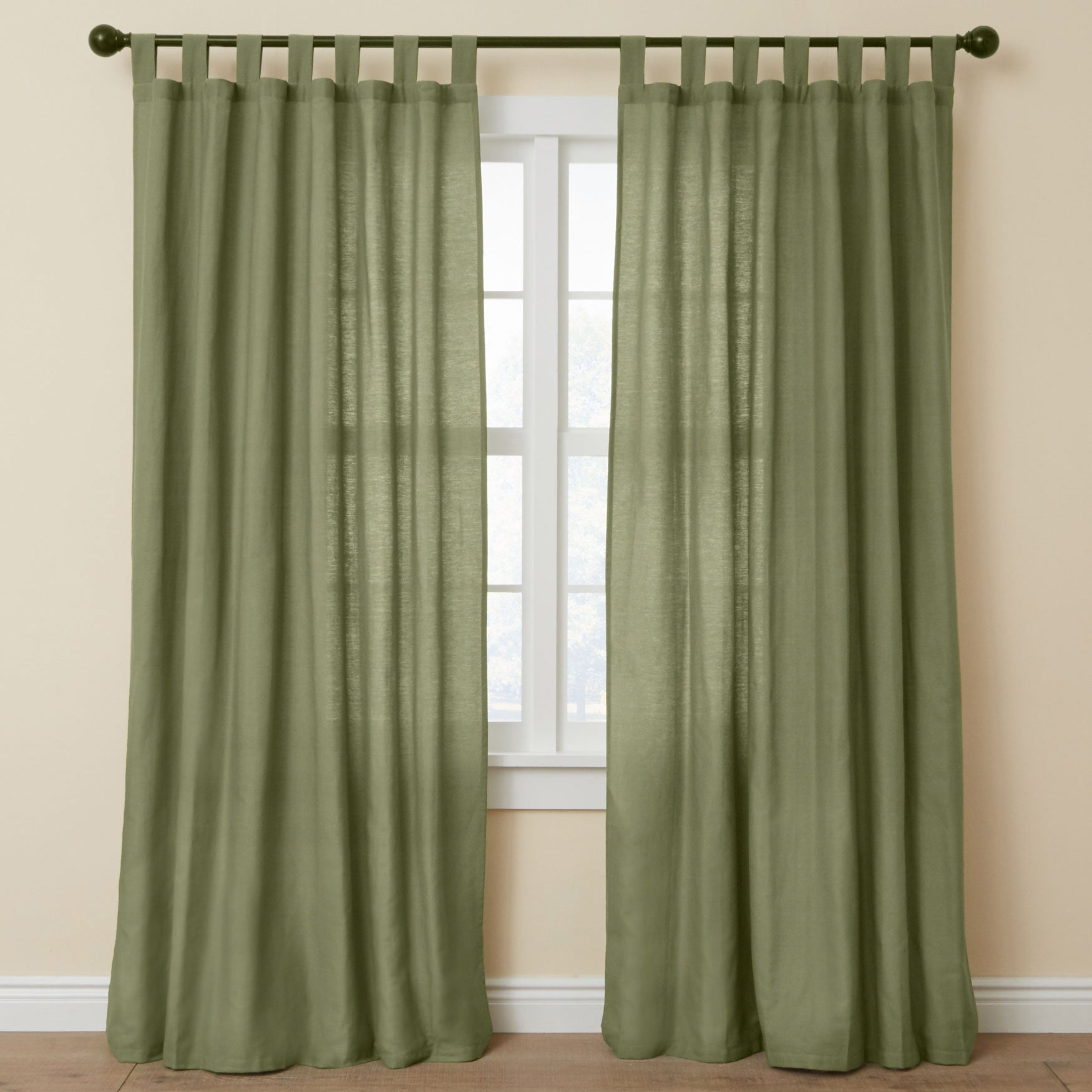 Poly Cotton Canvas Tab-Top Panel image number 0