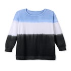 Tie-dyed knit sweatshirt tunic image number null