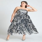 Paillette Dress With Big Skirt image number null