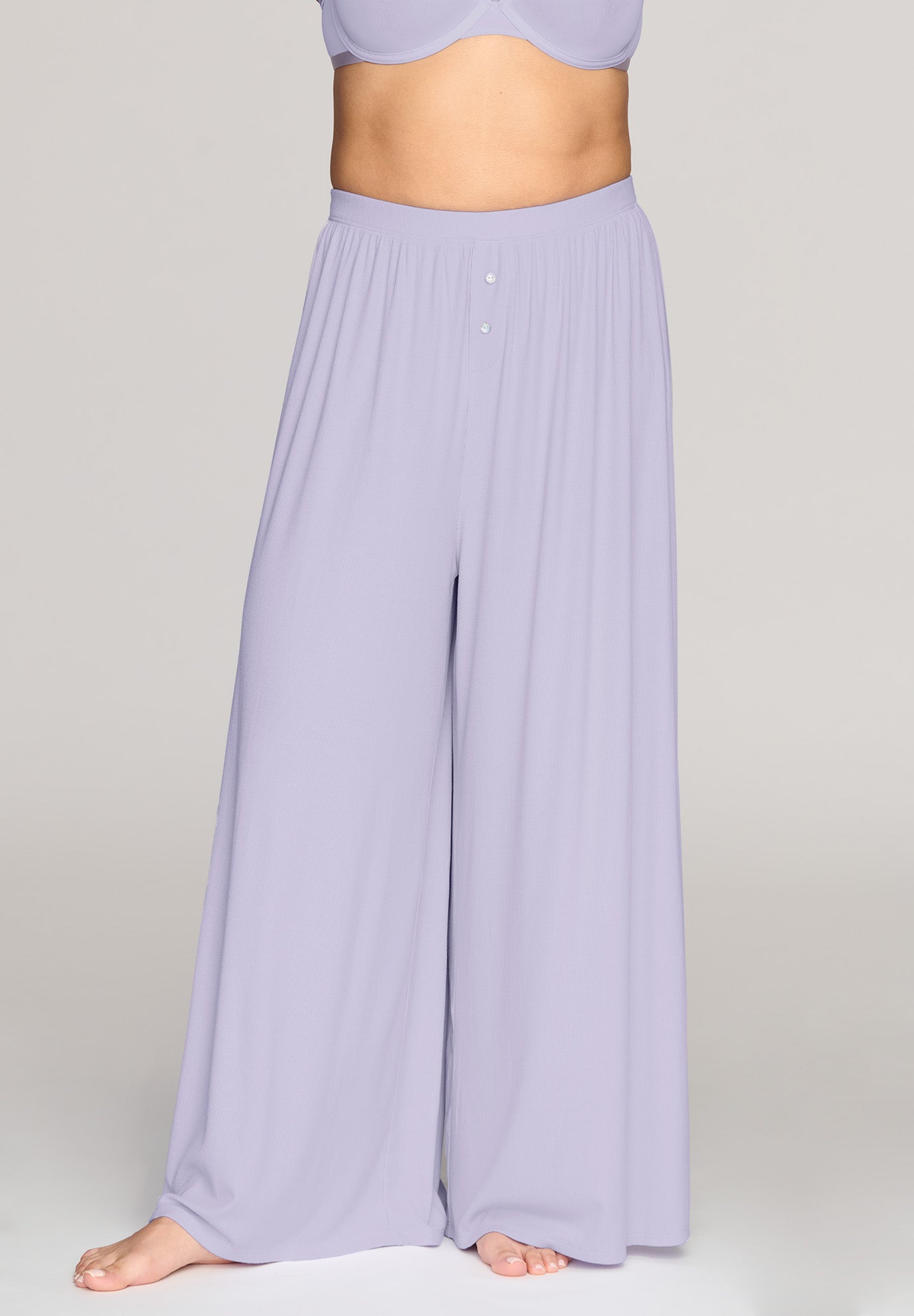 The Lounge Pant - Modal Silk Rib image number 0