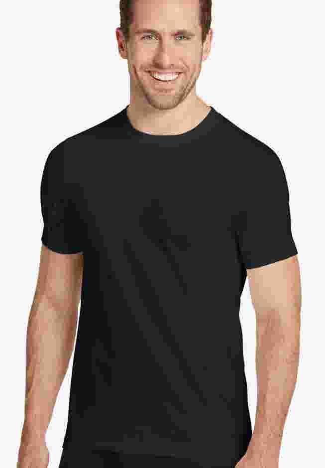Classic Crewneck Undershirt, 2-Pack image number 1