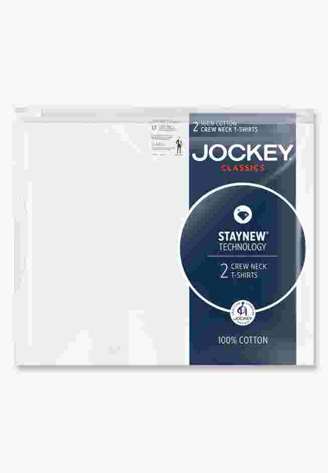 Classic Crewneck Undershirt, 2-Pack image number 2