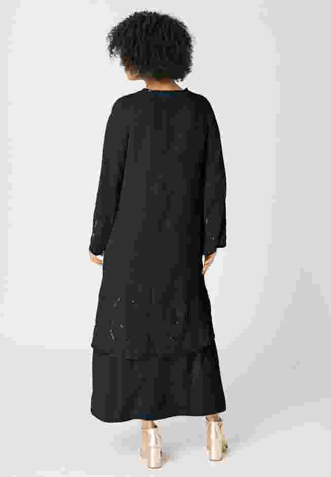 Beaded Dress and Gown Set image number 2