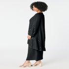 Plus-Size 2 piece Long Sleeve Beaded Georgette Gown Set with Detachable Jacket image number null