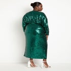 Dolman Sleeve Sequin Dress image number null