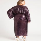 Dolman Sleeve Sequin Dress image number null