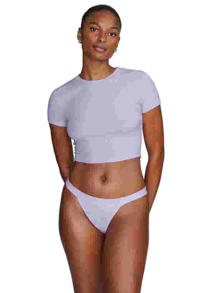 The Baby Tee - Modal Silk Rib image number 1
