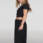 The Baby Tee - Modal Silk Rib image number null