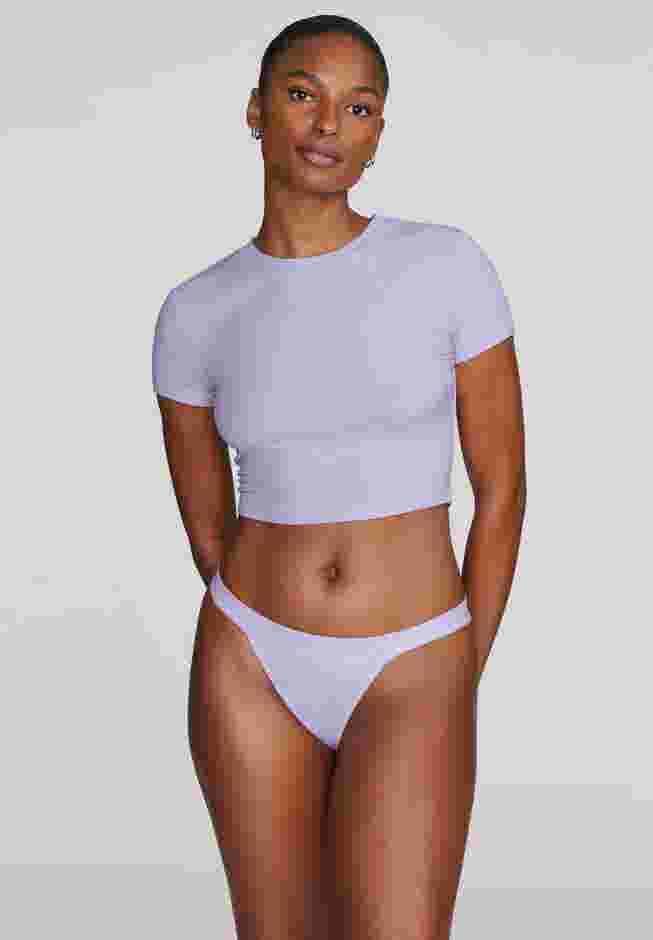 The Baby Tee - Modal Silk Rib image number 0