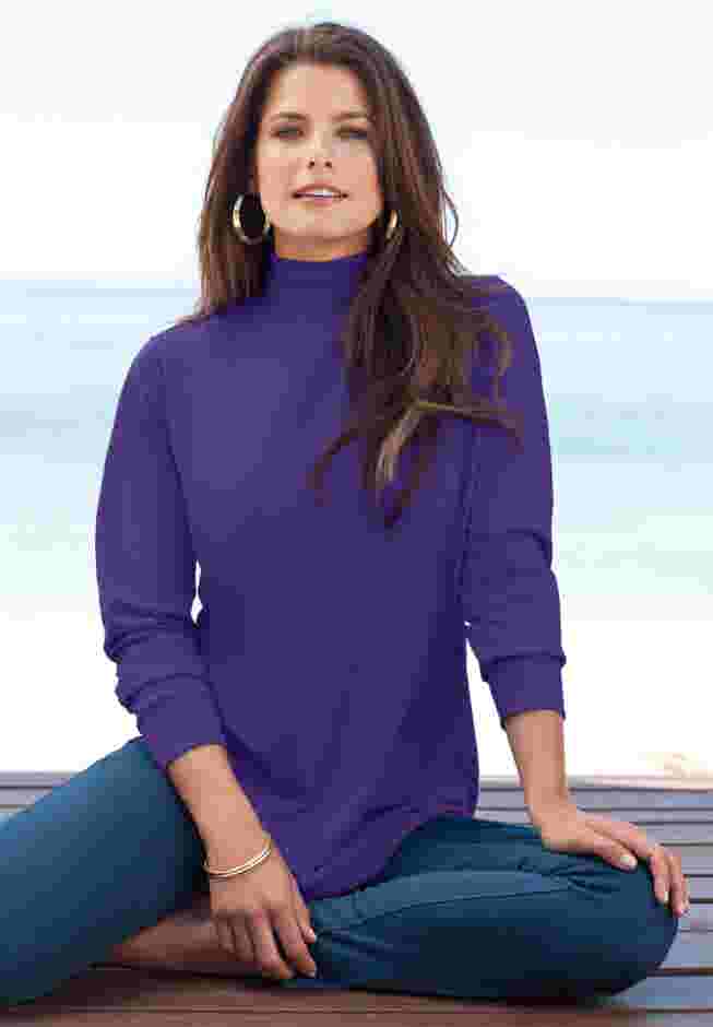 Long Sleeve Mockneck Ultimate Tee image number 5