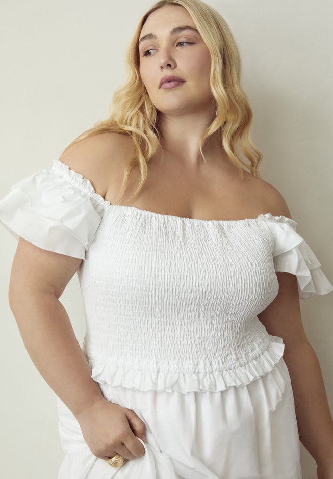 Smocked Tiered Maxi Dress image number 2