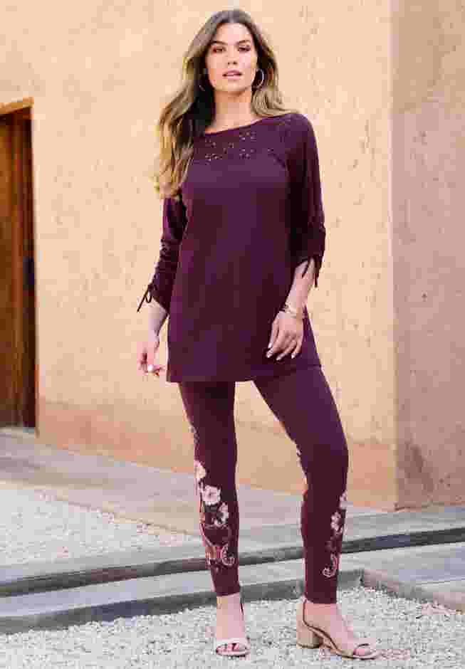 Placement Print Legging image number 3