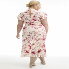 Gathered Front Midi Dress image number null