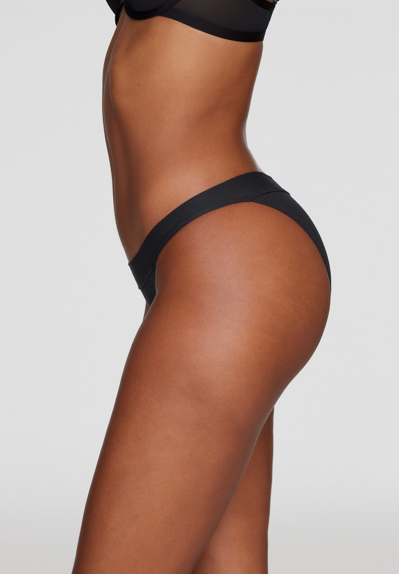 The Cheeky Bikini - Modal Silk Rib image number 2