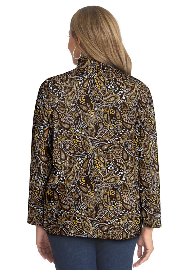 Long Sleeve Mockneck Tee image number 1