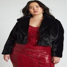 Fur Crop Jacket image number null