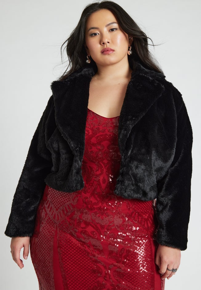 Fur Crop Jacket image number 1