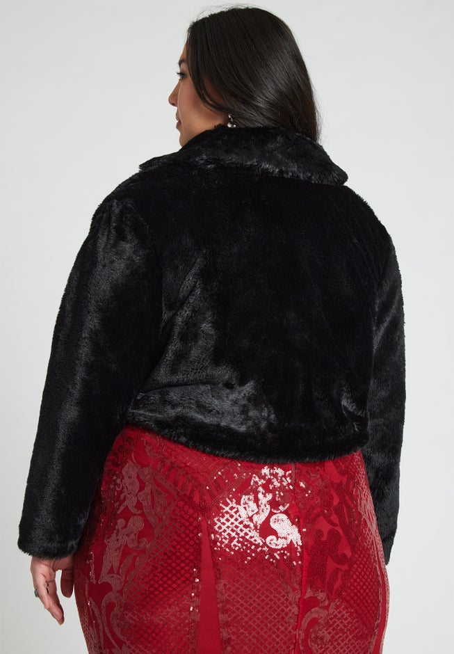 Fur Crop Jacket image number 2